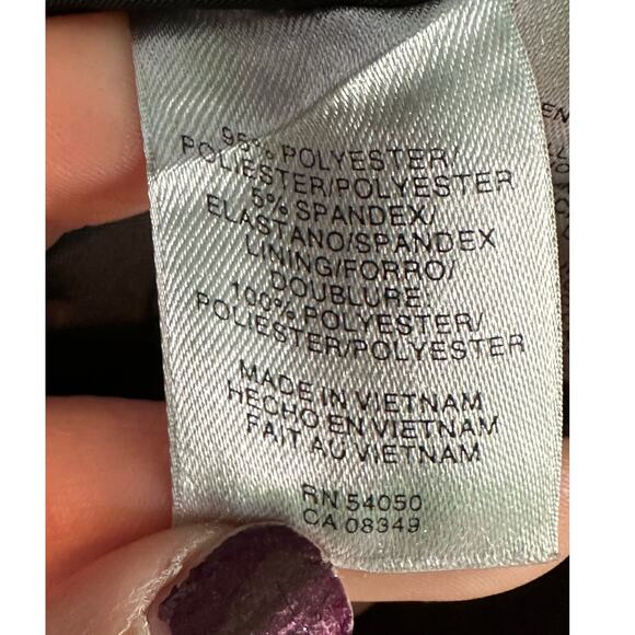 NINE WEST black two button blazer size 8P - Picture 4 of 13